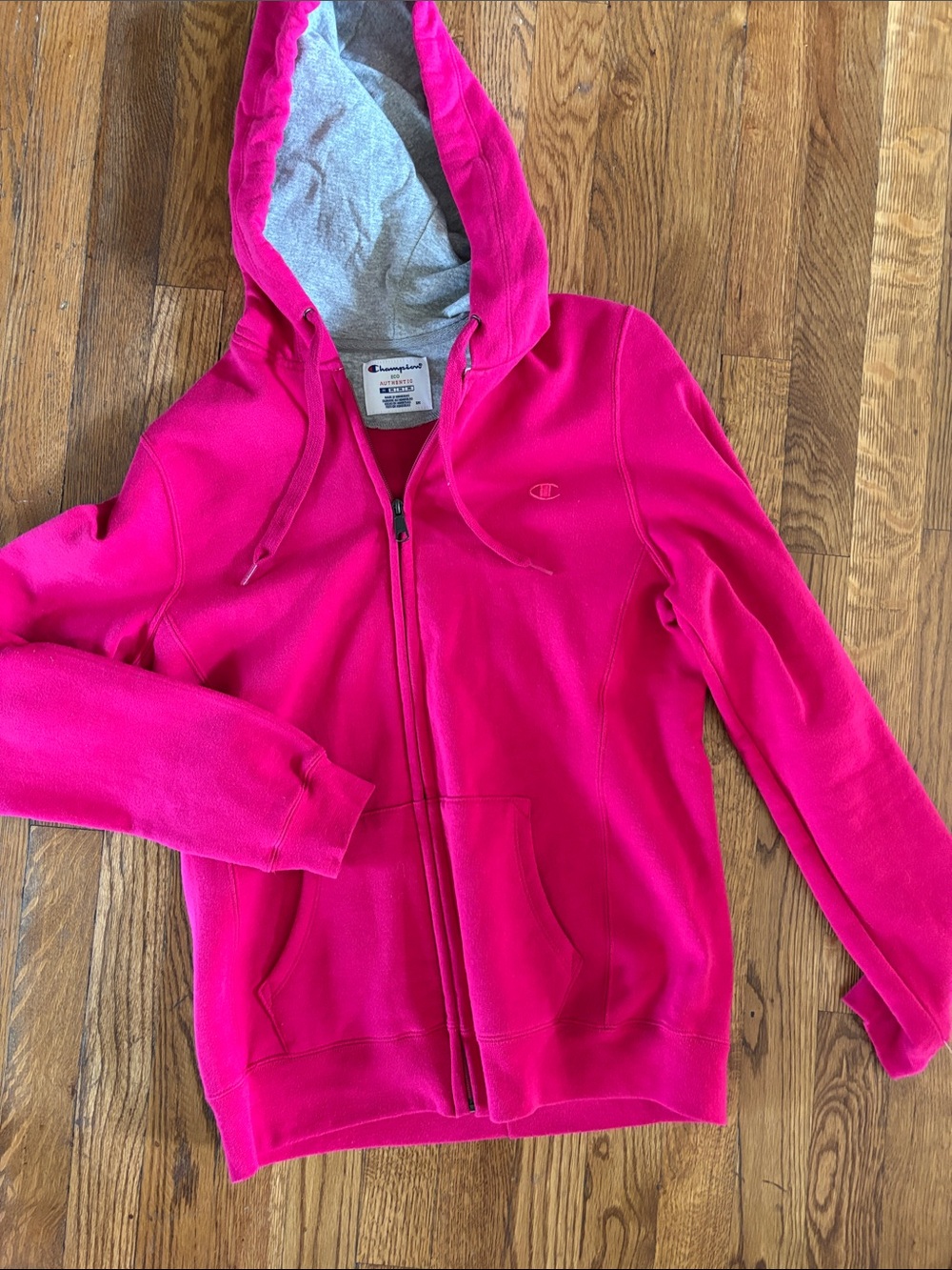 Champion Fuchsia Full-Zip Hooded Sweatshirt NWT